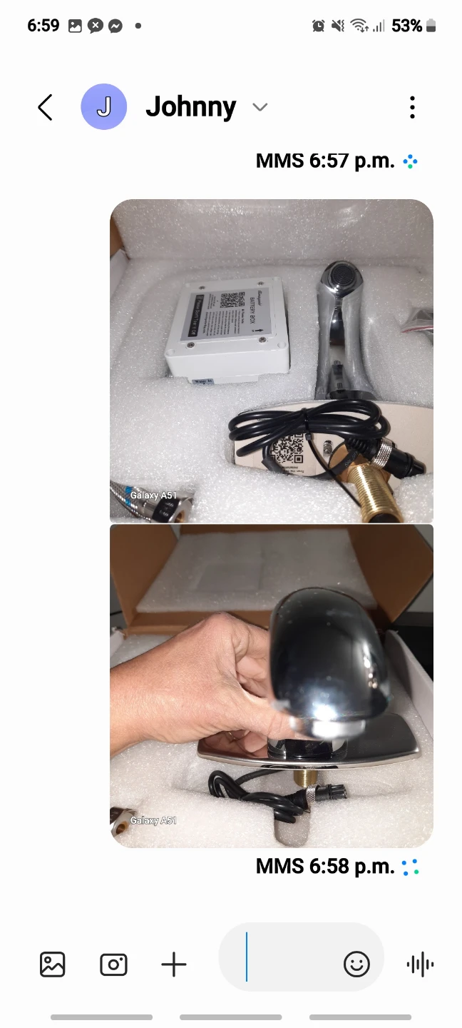 Touchless Sensor Bathroom Faucet - New in Box!