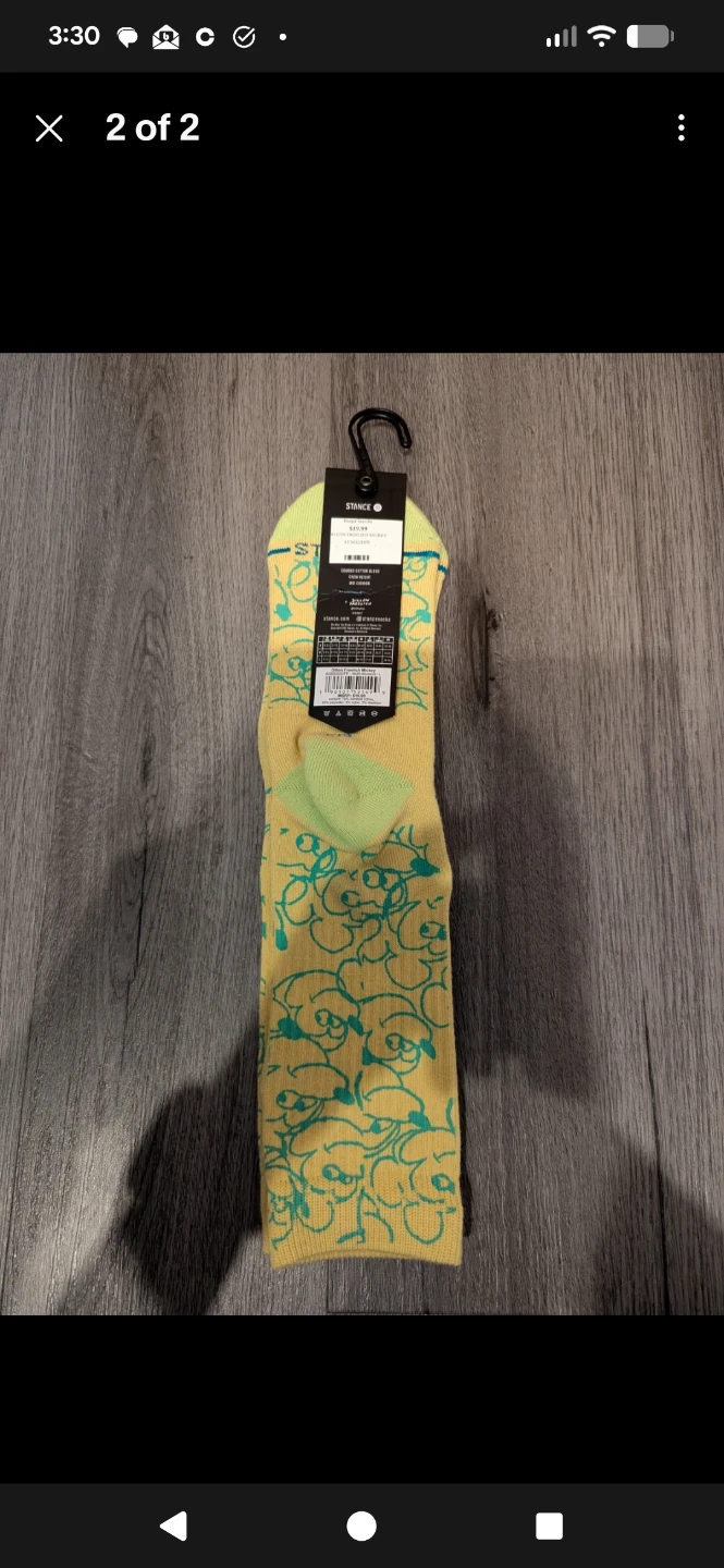 Stance x Disney Dillon Froelich Mickey Mouse Socks Mens 9-13 - photo 2