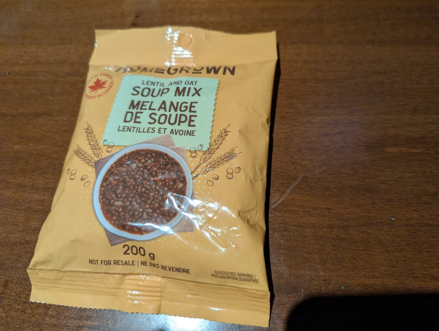 Homegrown Lentil and Oat Soup Mix - 200g