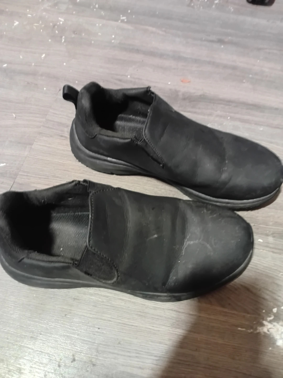 Black Slip-On Shoes
