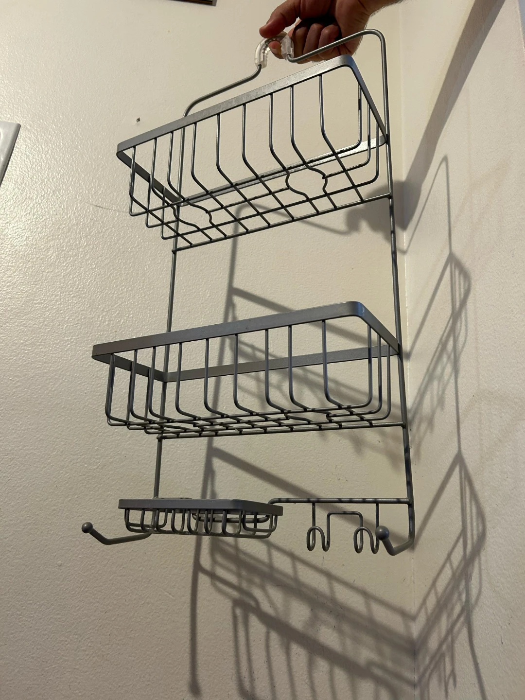 Gray Over the Shower Head Caddy - photo 4