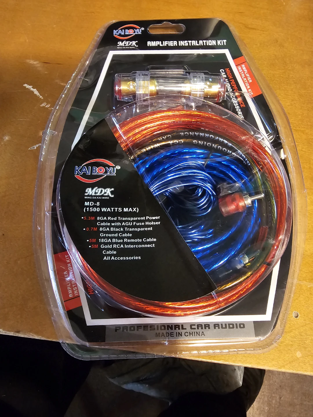 NEW Kaiboyu MDK MD-8 Amplifier Installation Kit