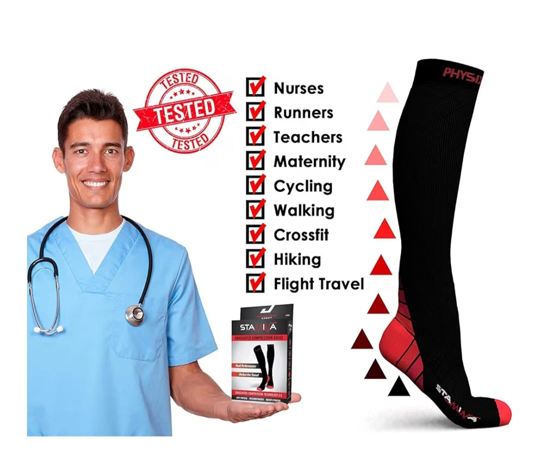L/XL -Stamina Graduated Compression Socks - photo 3