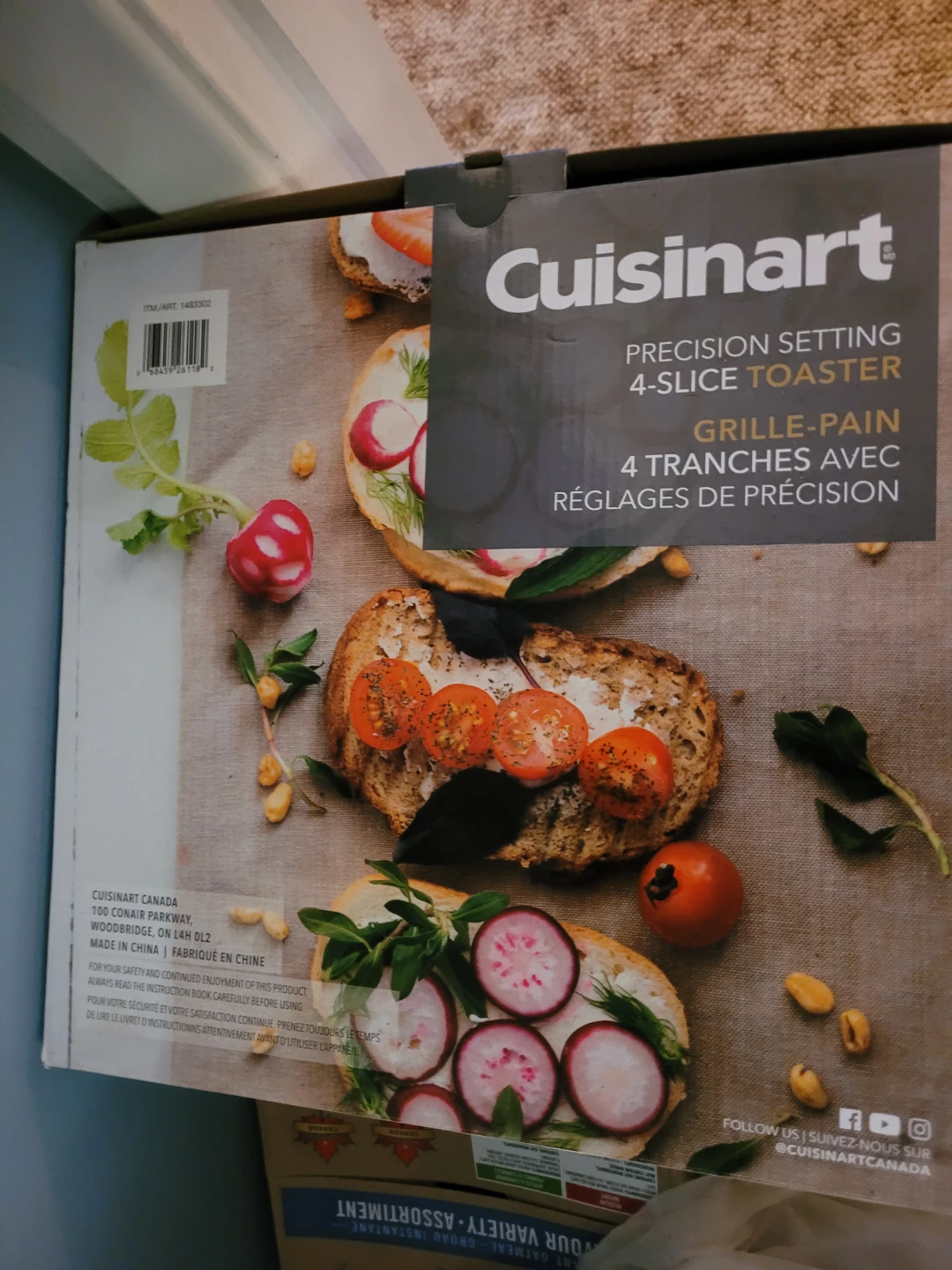 Cuisinart Precision Setting 4-Slice Toaster - New