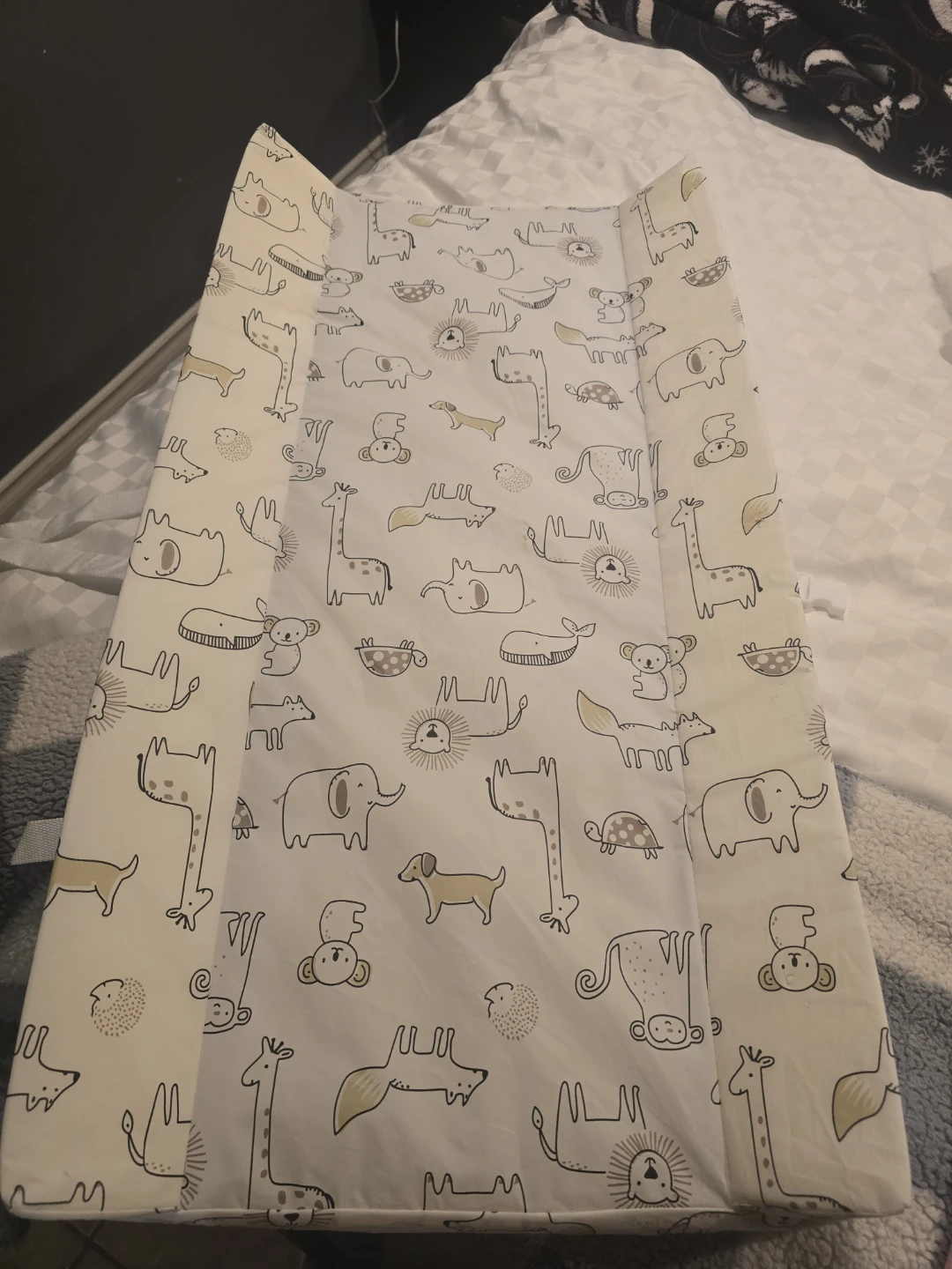 Change Pad with Animal Print