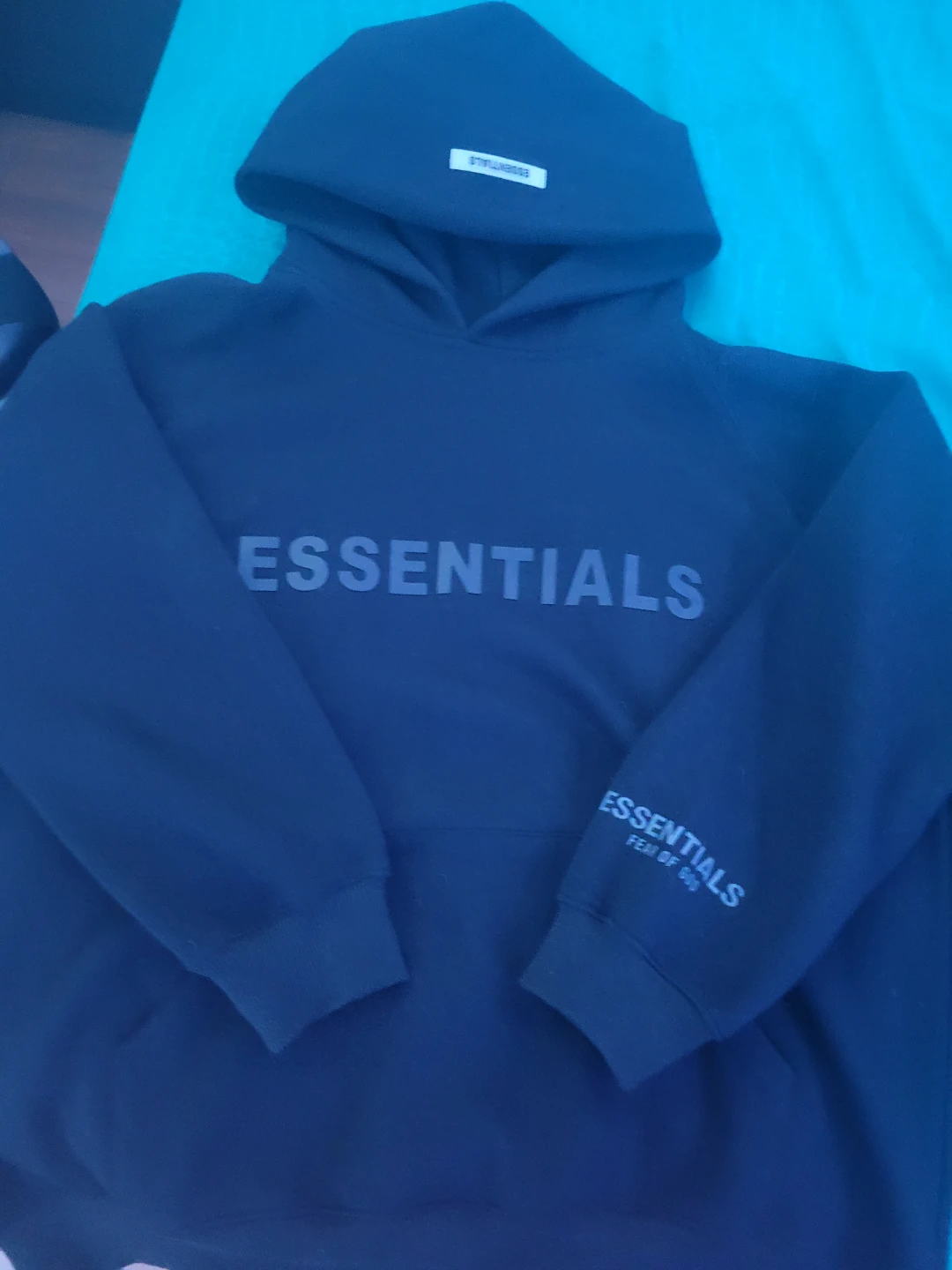 Fear of God Essentials Hoodie Black