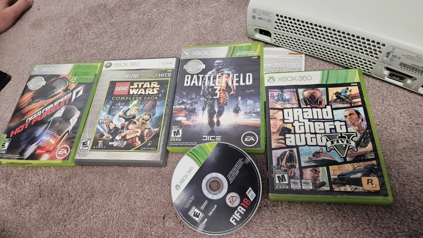 Xbox 360 Console with Games and Accessories - photo 5