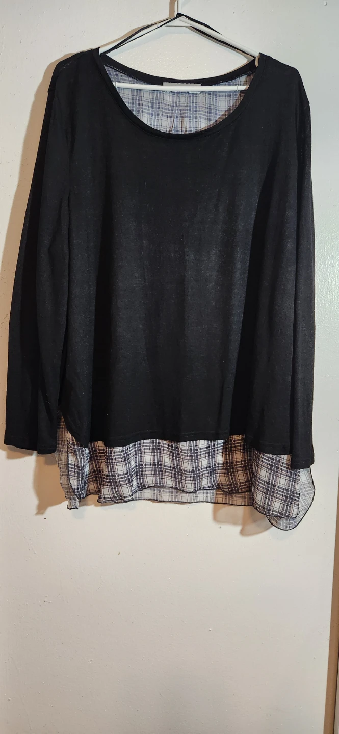 Black Long Sleeve Blouse - photo 4