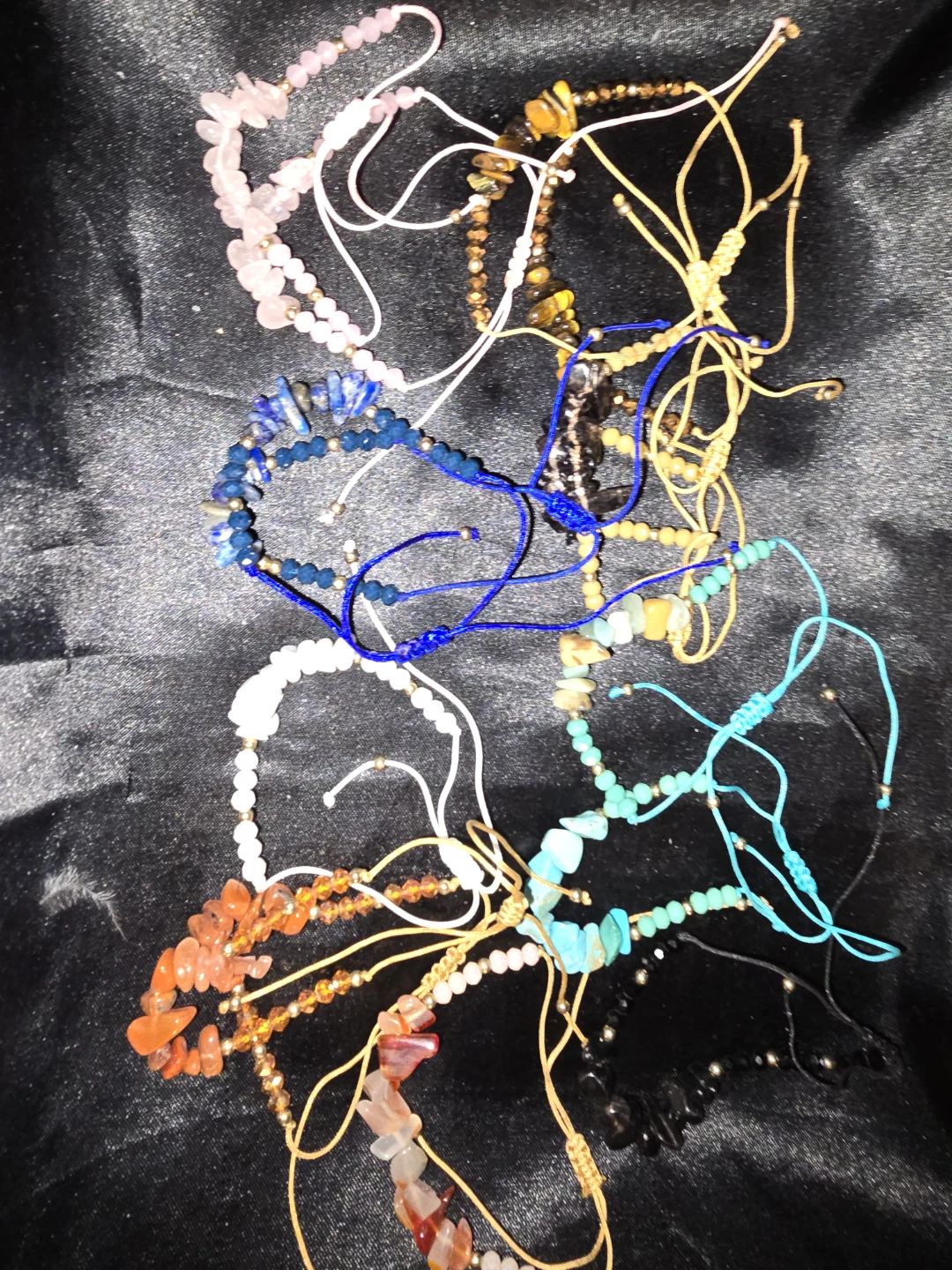 Assorted Beaded Bracelets and Hoop Earrings Set - photo 2