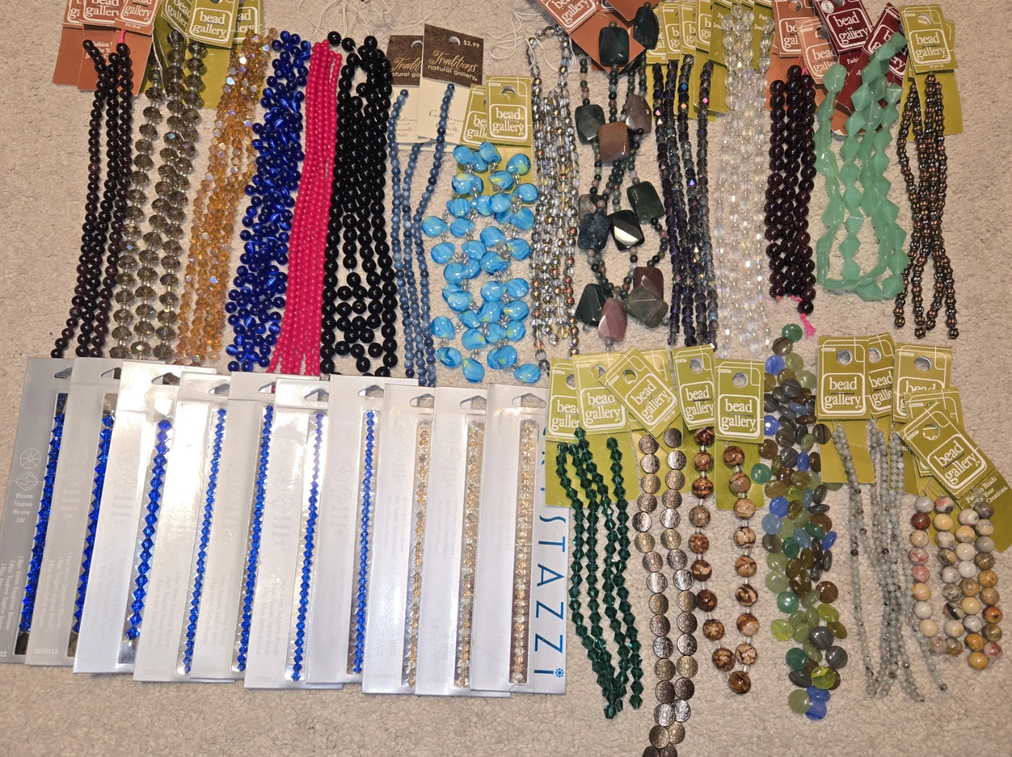 Lot of Assorted Bead Strands (Lot AE)