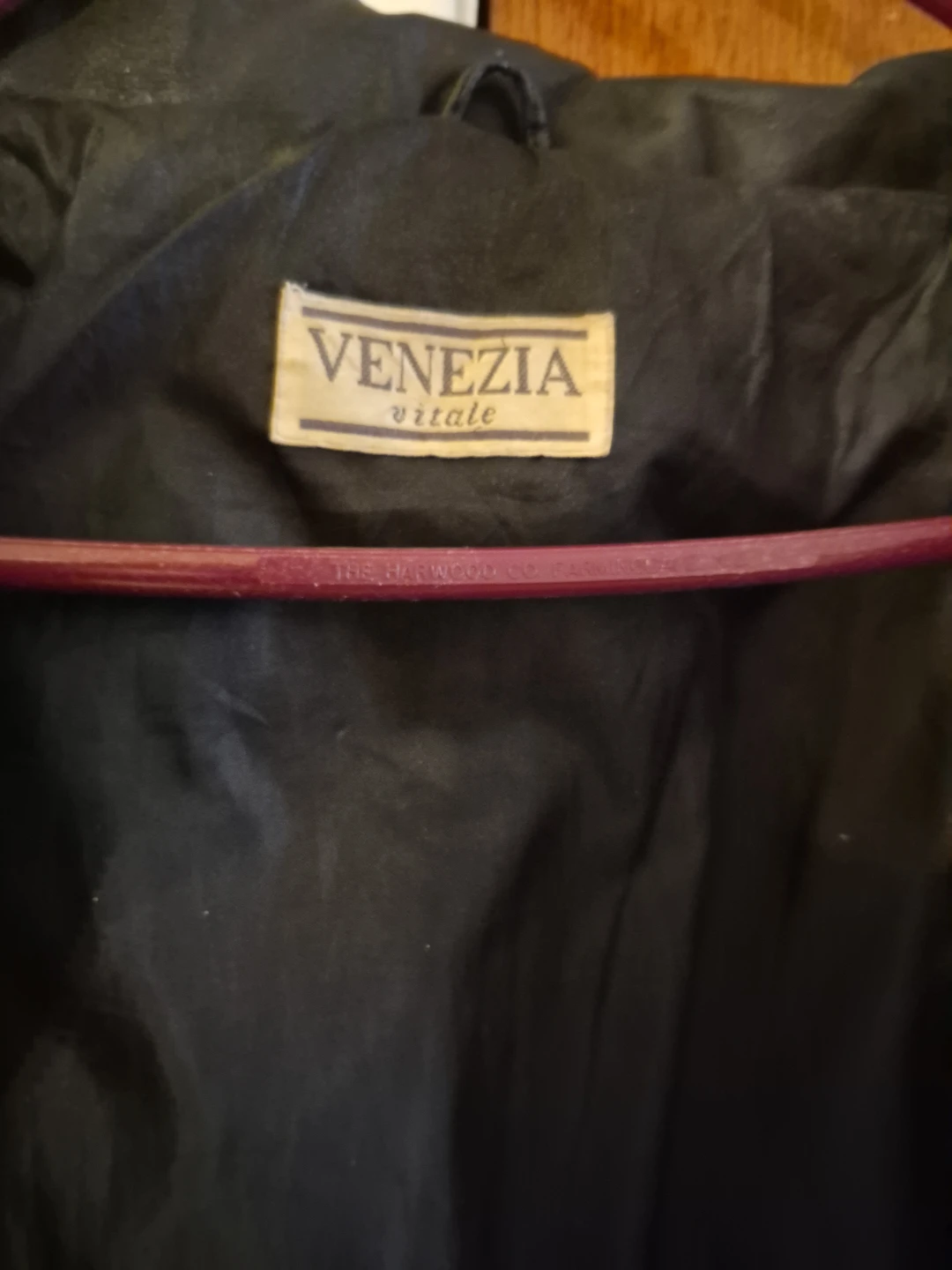 Venezia Vitale Black Leather Jacket