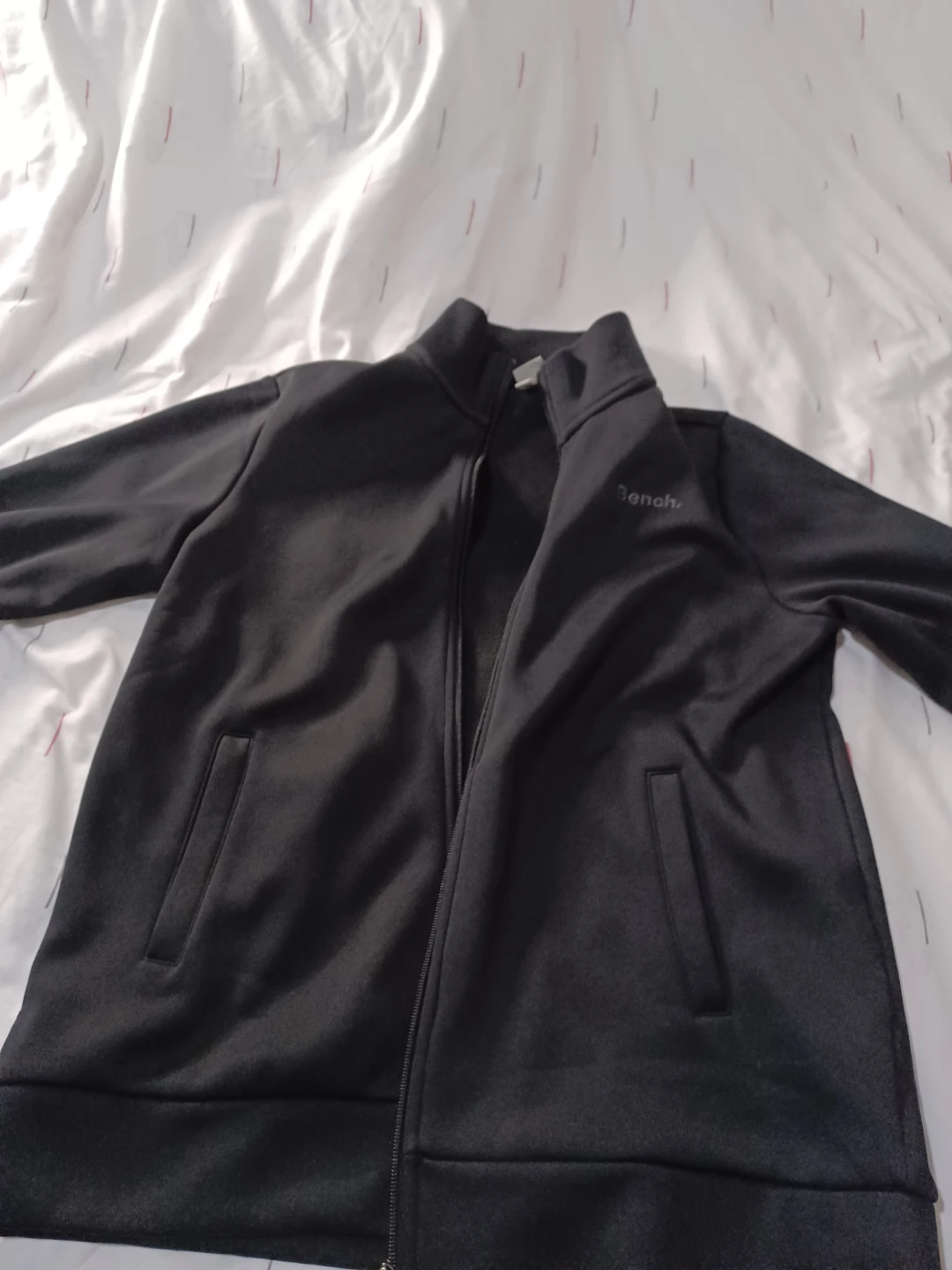 Bench Black Track Jacket Size L