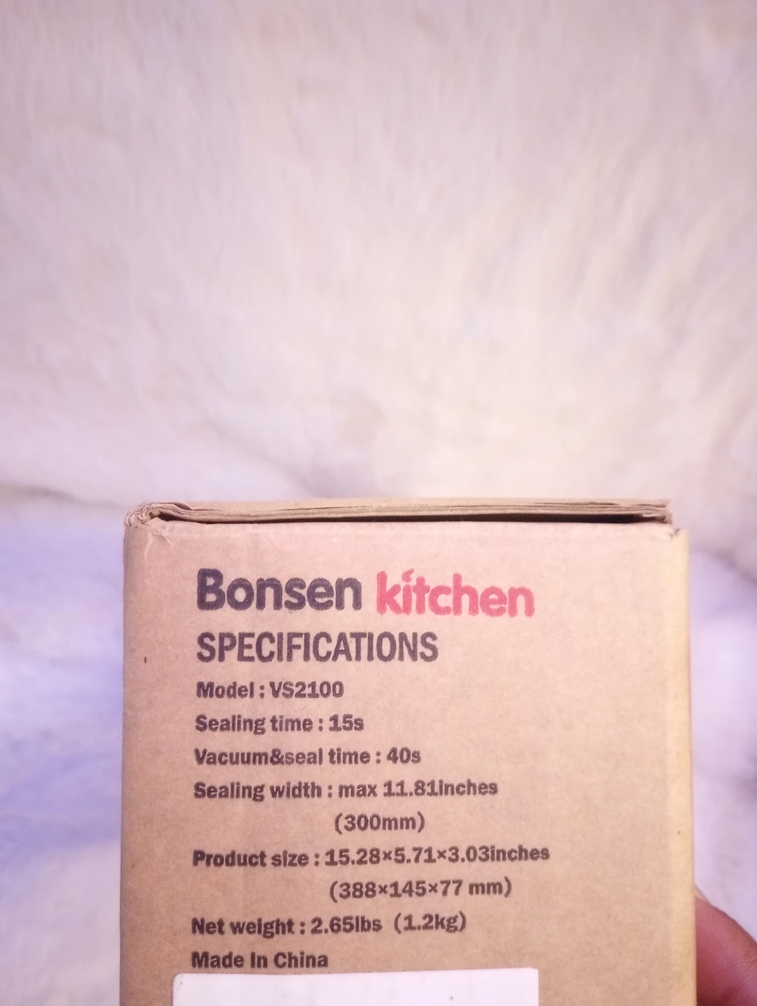 Bonsenkitchen VS2100 Vacuum Sealer - New in Box! - photo 4
