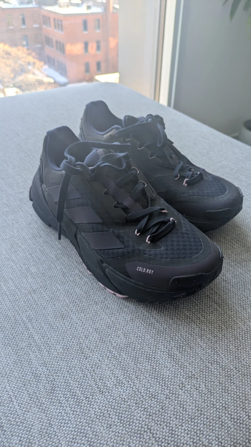Adidas Adistar Running Shoes Black, Navy & Pink W7