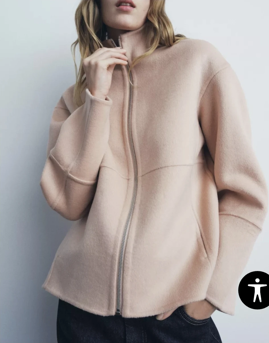 Zara ZW Collection Wool Jacket XS-M