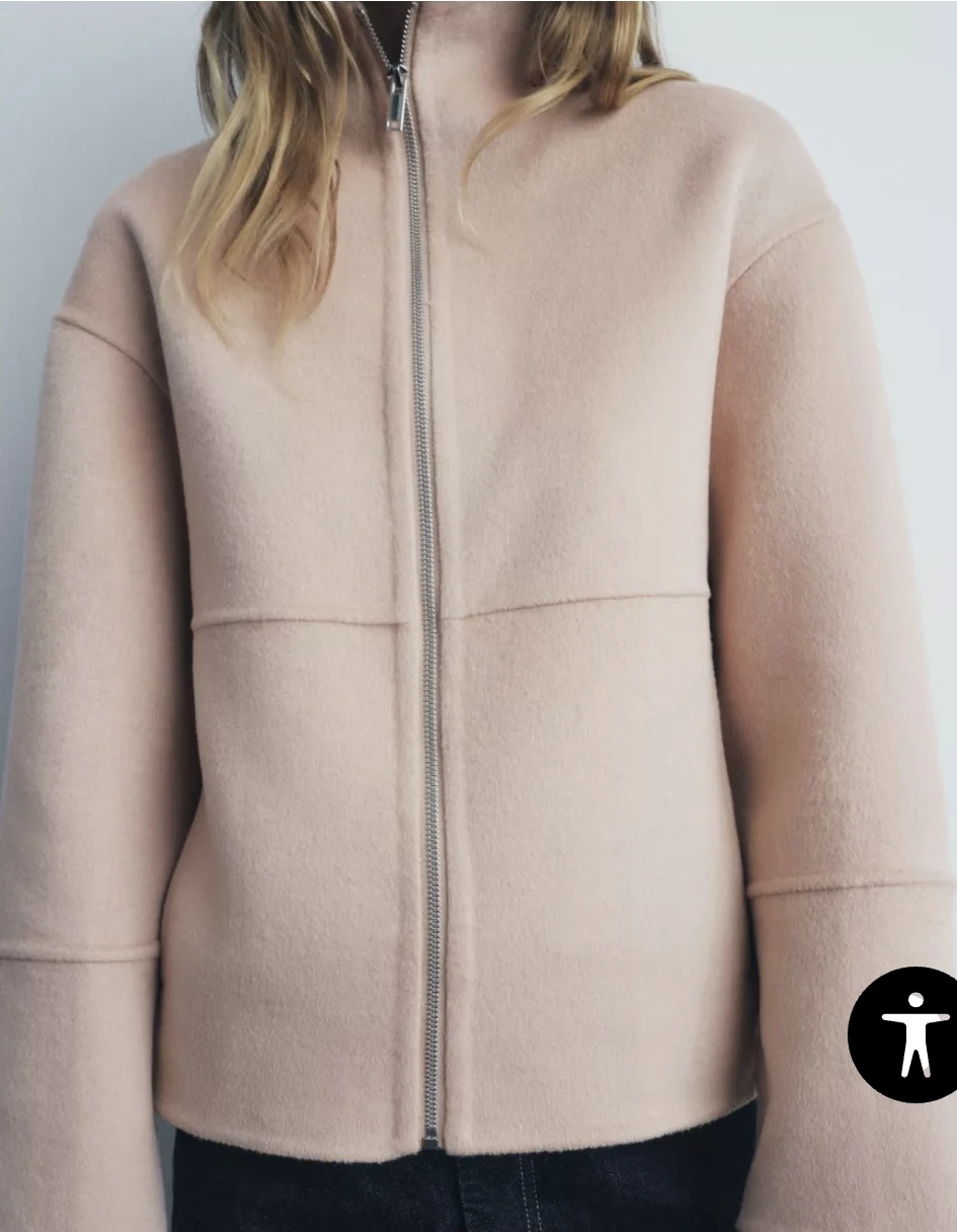Zara ZW Collection Wool Jacket XS-M - photo 4