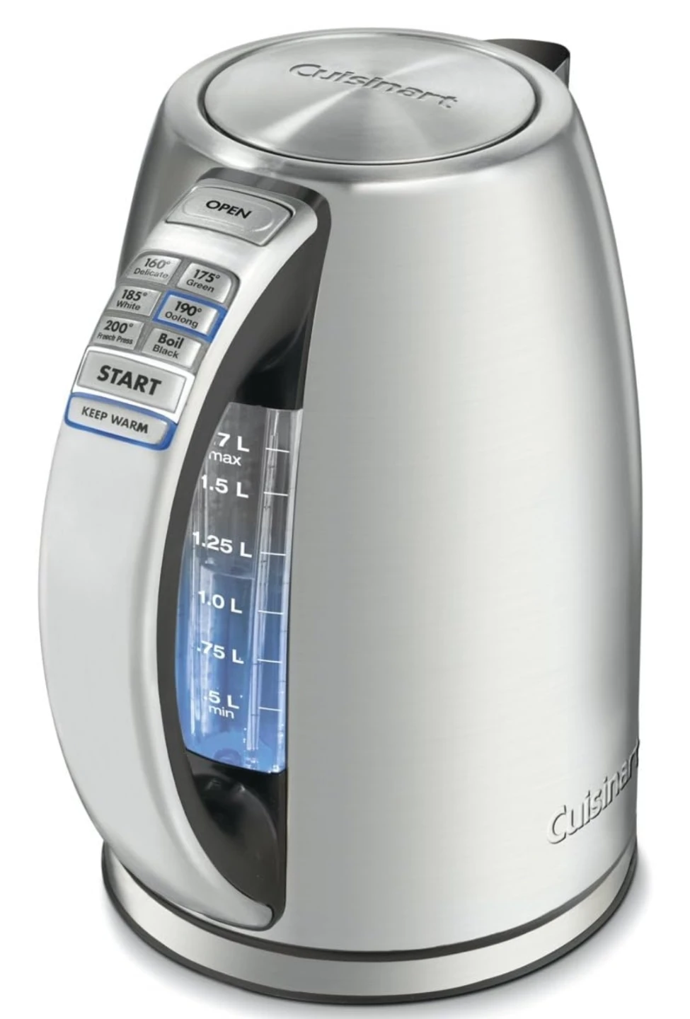 NEW! Cuisinart PerfecTemp Cordless Programmable Kettle CPK-17P1 - photo 5