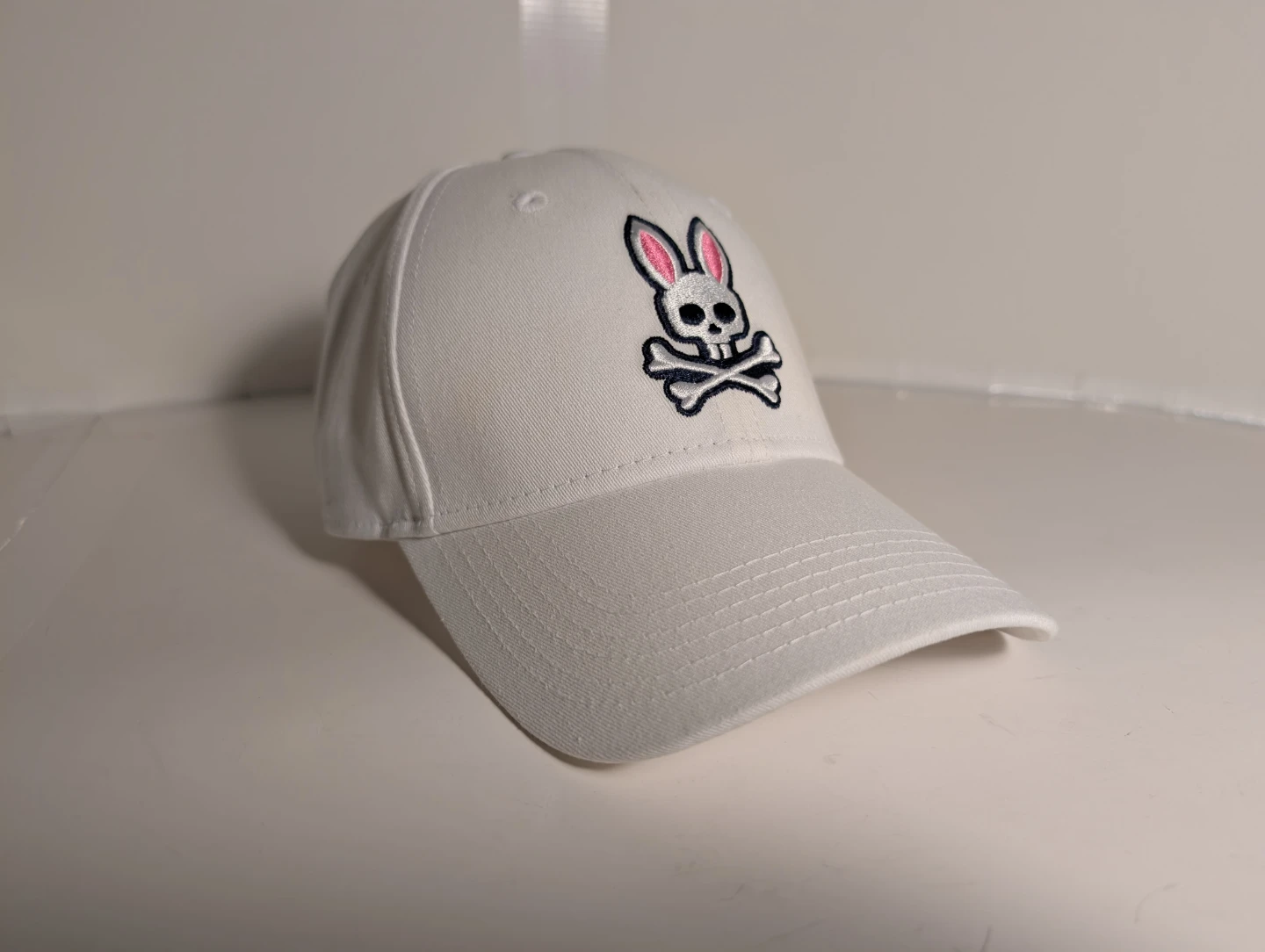 Psycho Bunny White Baseball Cap
