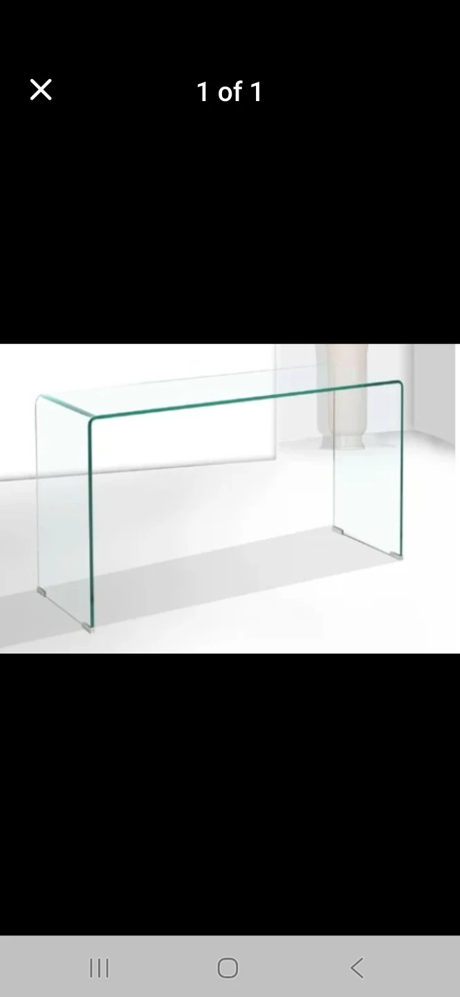 Glass Console Table