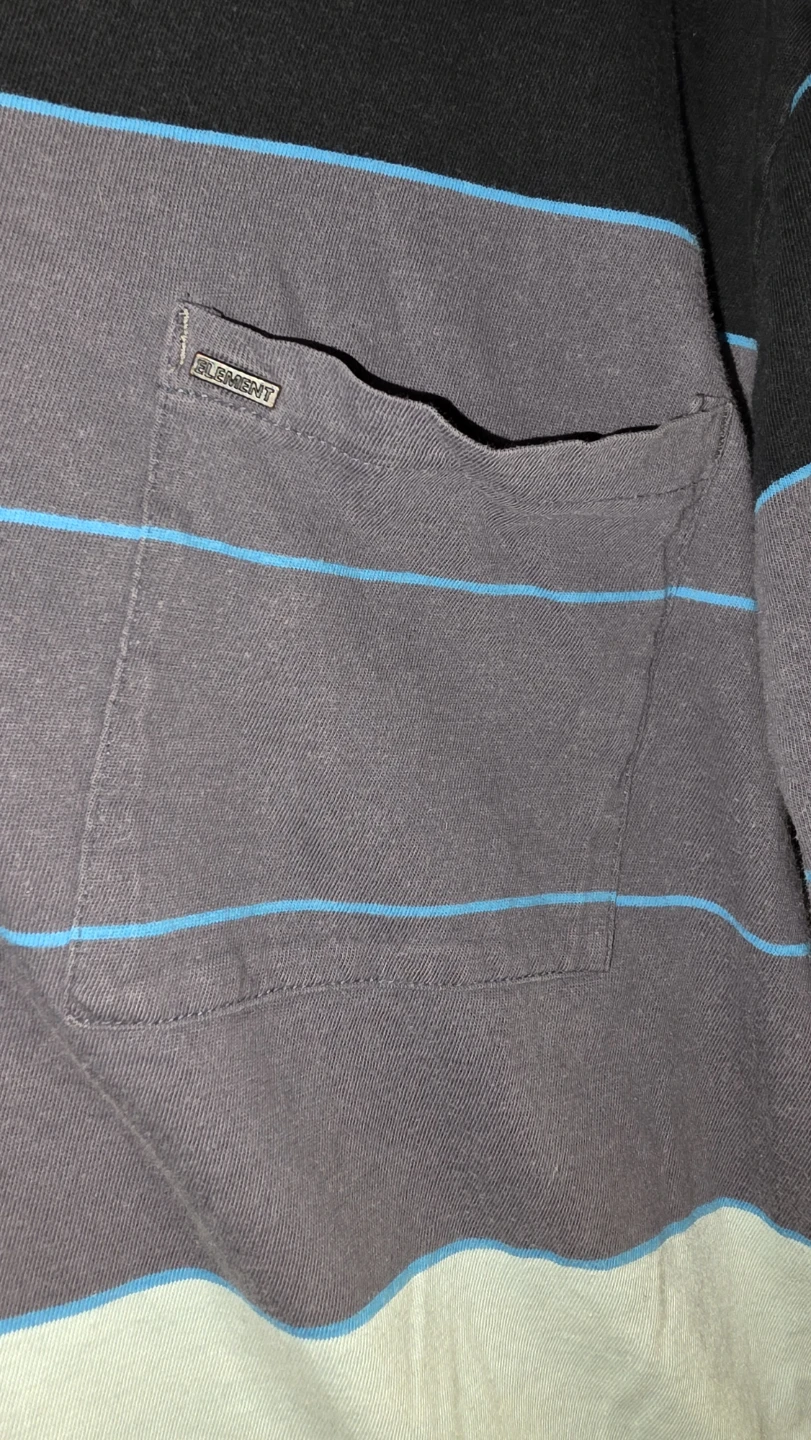 Element Striped Pocket T-Shirt Size L - photo 2