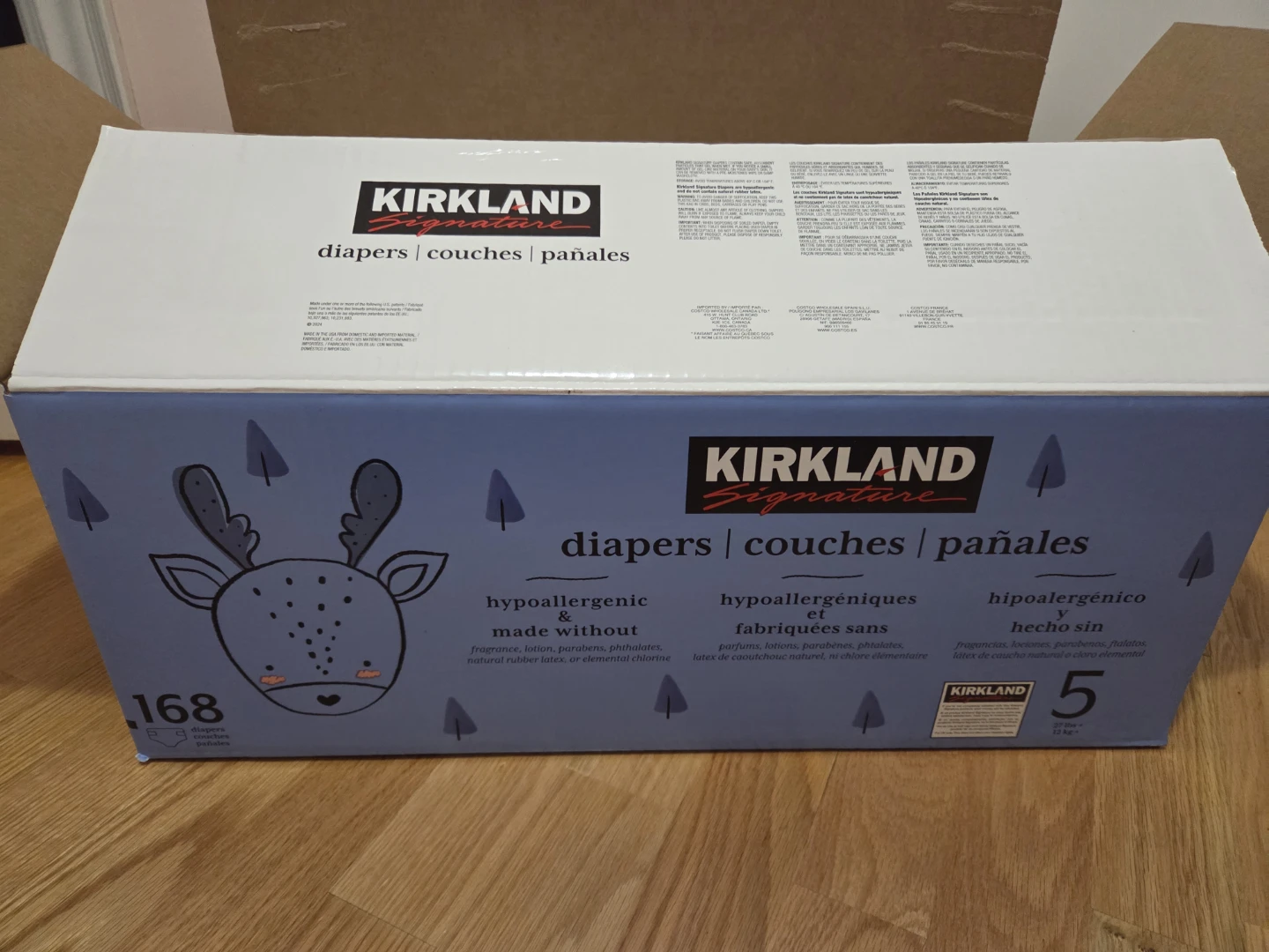 Kirkland Signature Diapers Size 5 (133 Count)