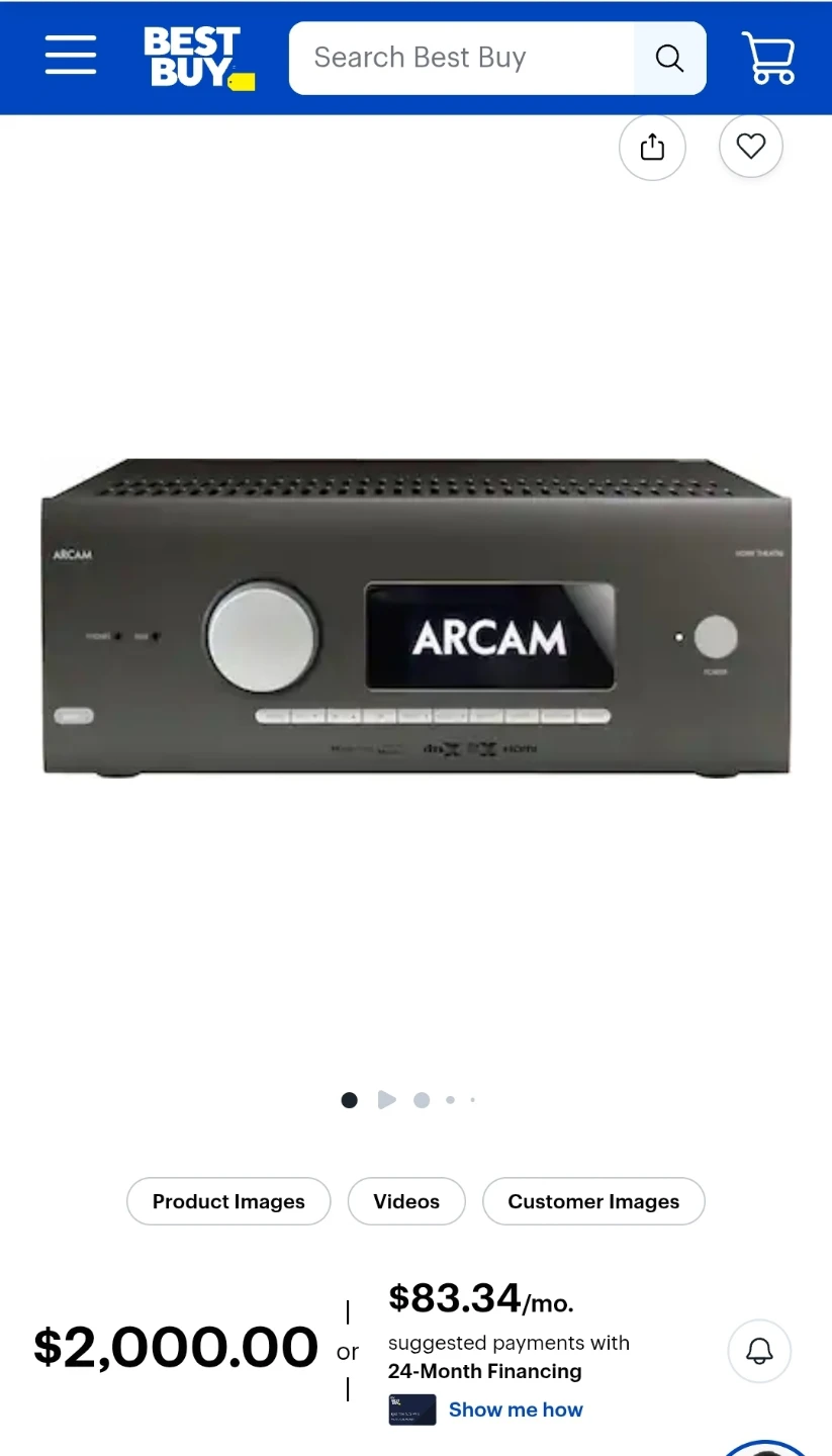 ARCAM  AVR5 7.1 Ch. 4K Ultra HD Home Theater Receiver - photo 4