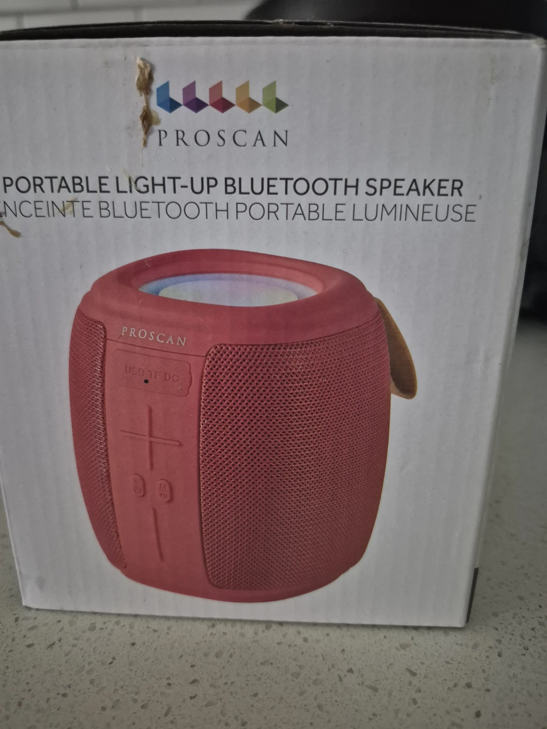 ❤️Proscan Portable Light-Up Bluetooth Speaker