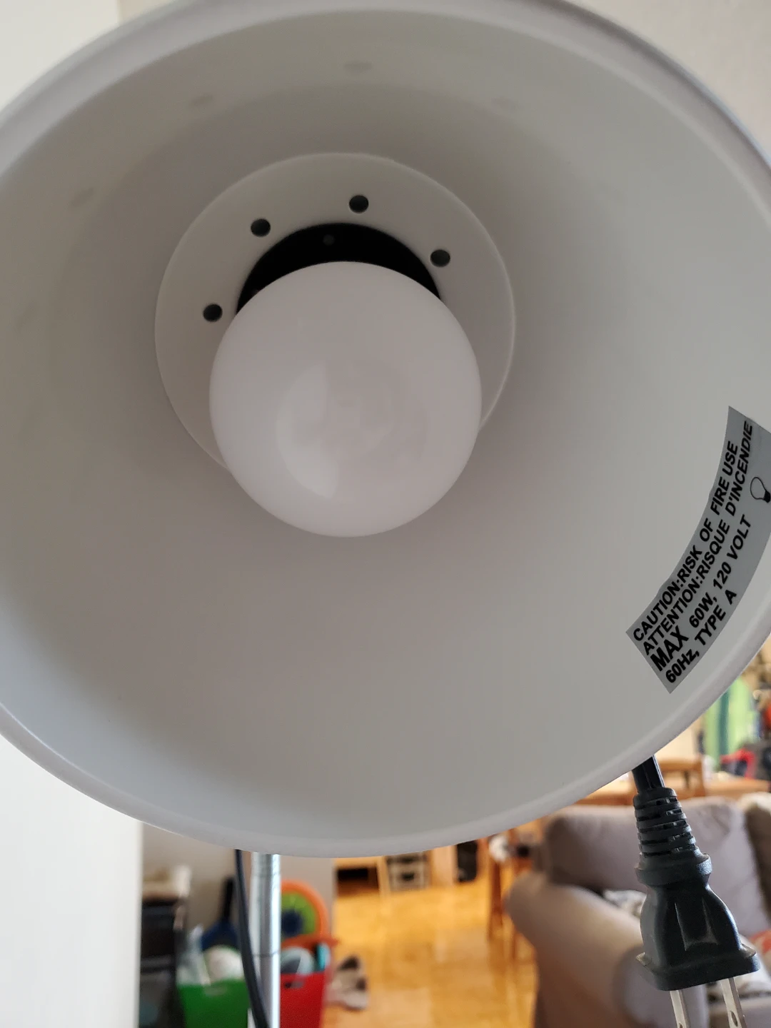 🧡 Silver Floor Lamp - photo 4