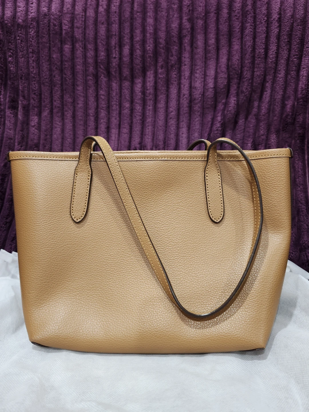 Coach Leather Tote Bag - Brown - photo 2