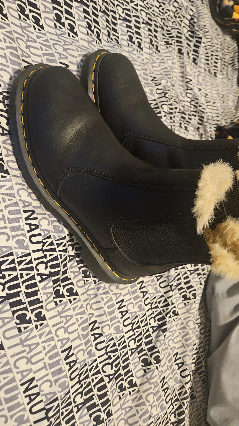 Dr. Martens Fur Lined Chelsea Boots, Size 7 - photo 2