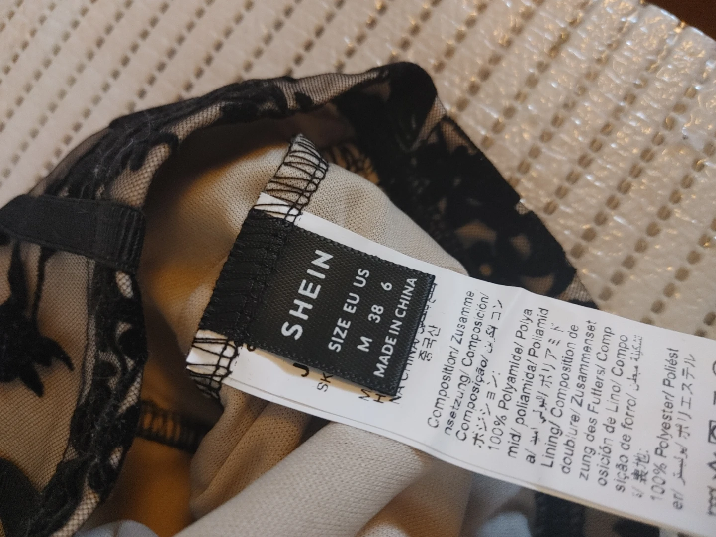 Shein Floral Lace Corset Top - Size M - photo 3