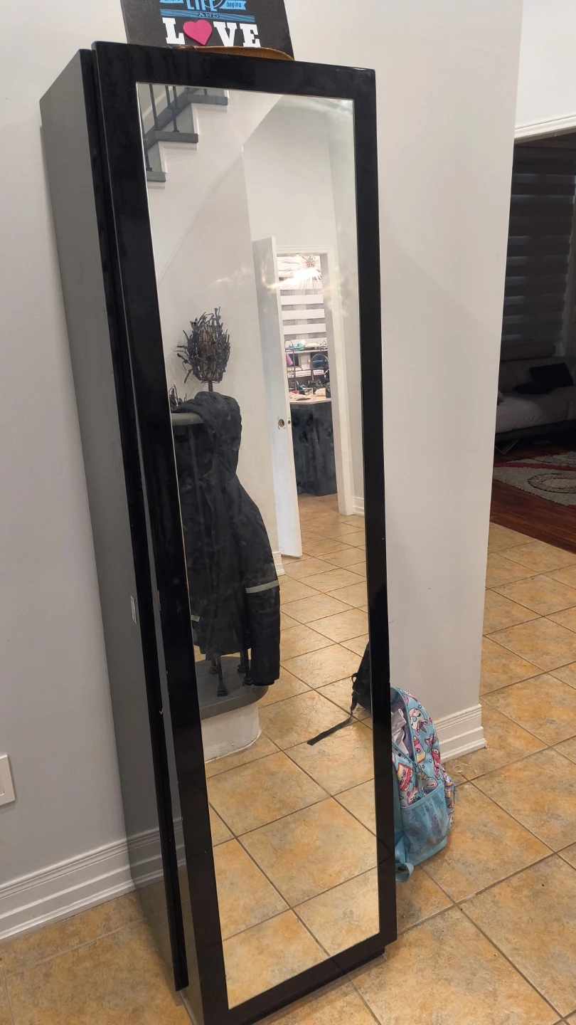 Black Mirrored Wardrobe