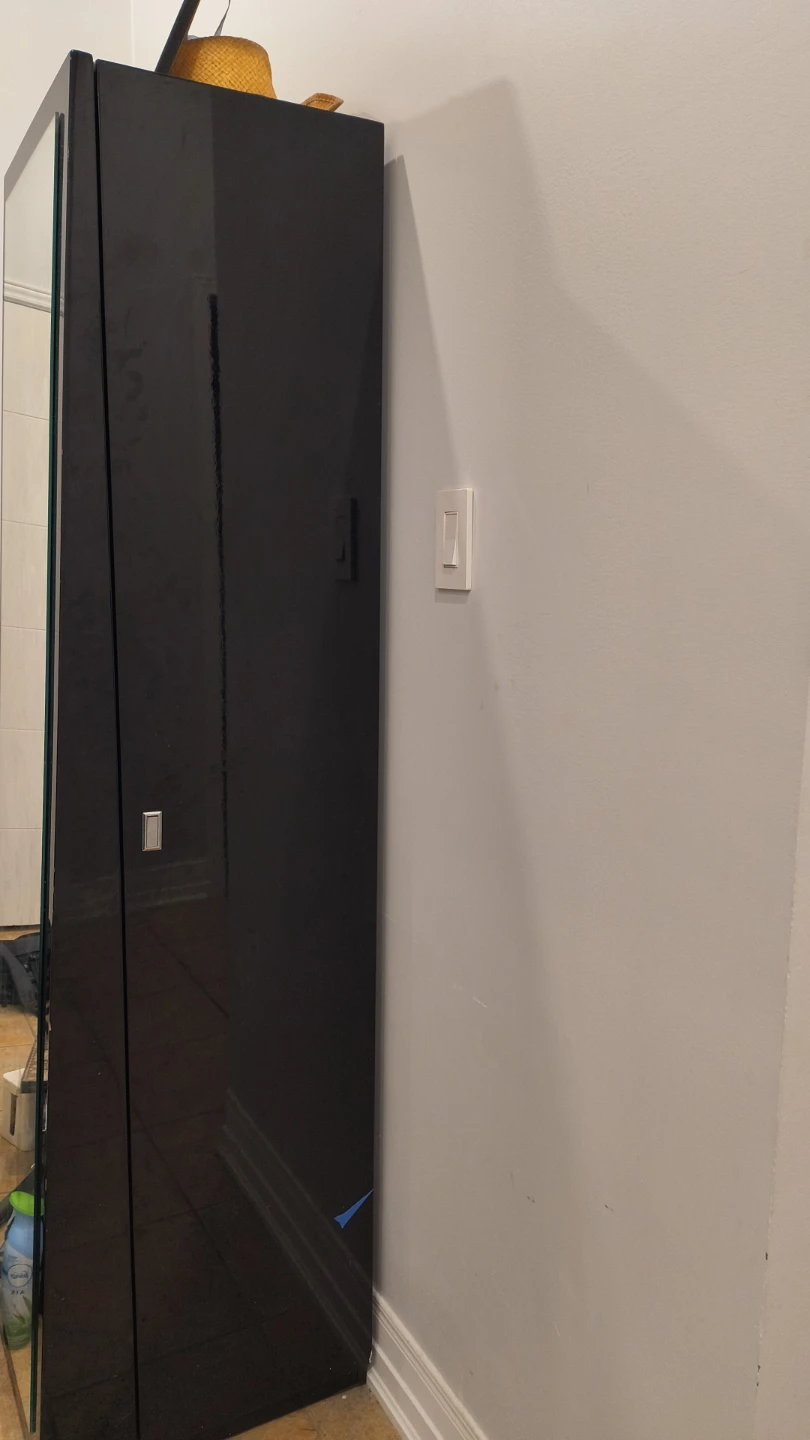 Black Mirrored Wardrobe - photo 3