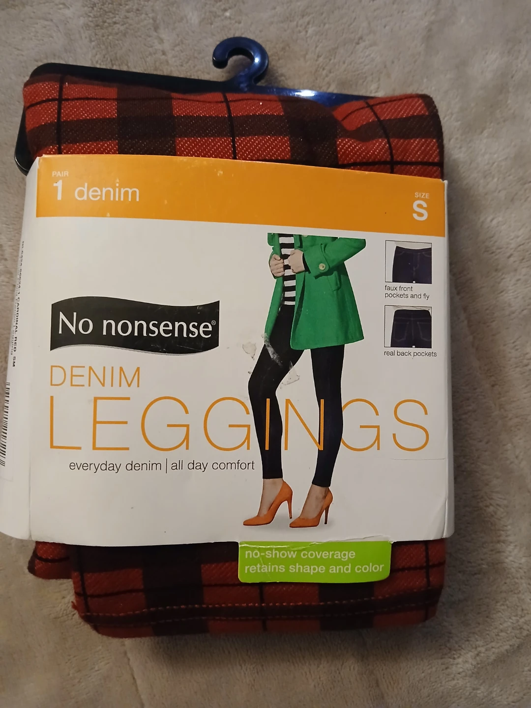 No Nonsense Denim Leggings - Size S - New - photo 4