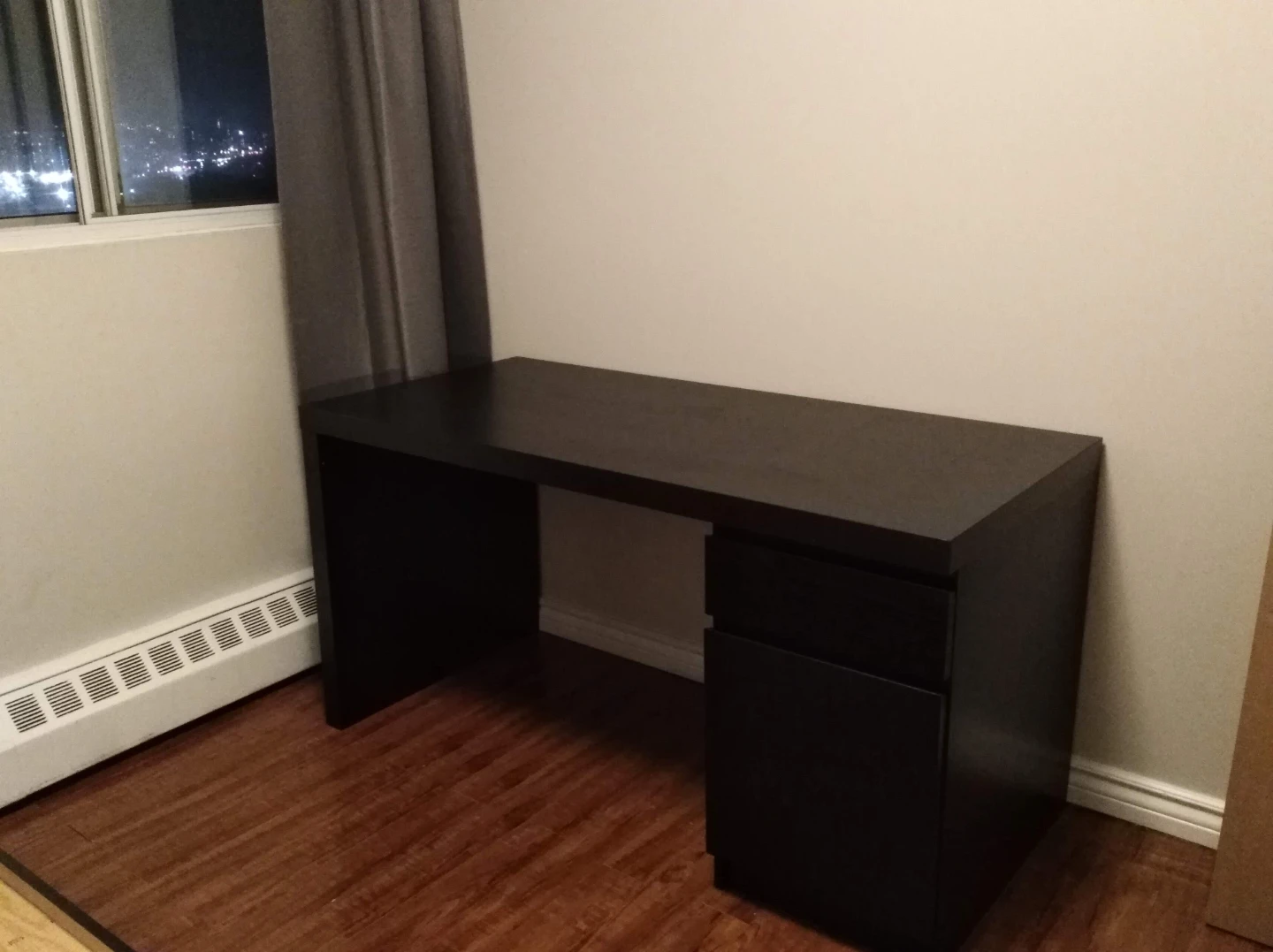 Ikea Malm Dark brown Desk