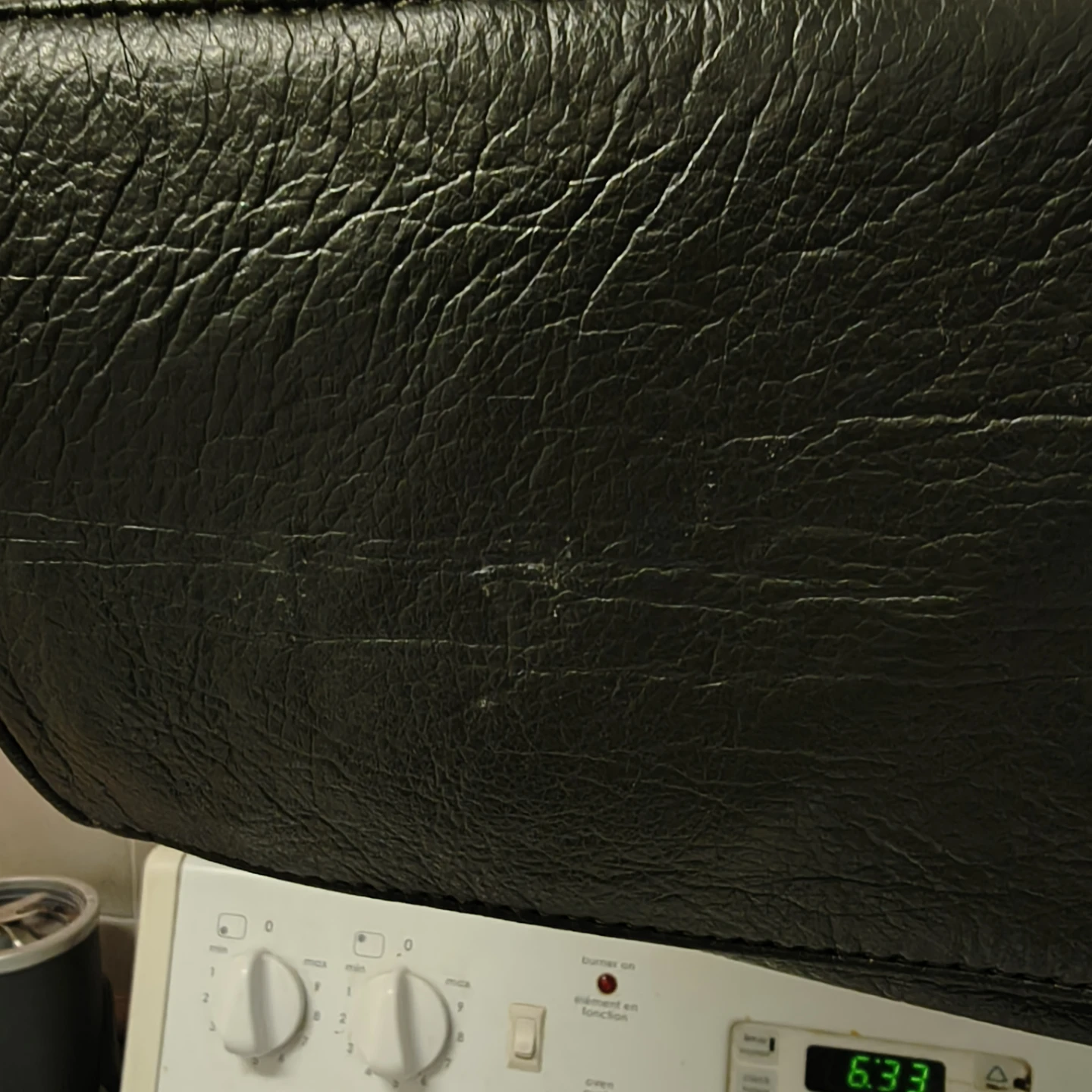 Quilted Leather Tote Bag - Green - photo 5