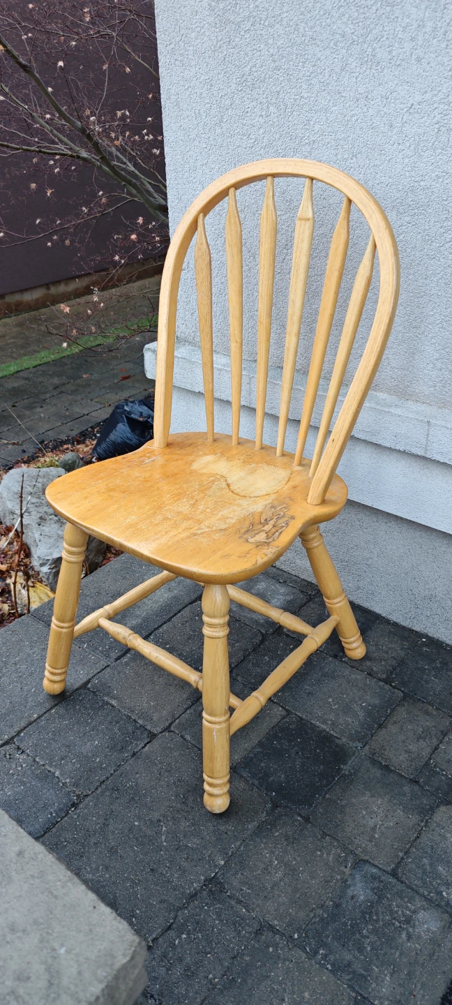 Wooden Spindle Back Chair