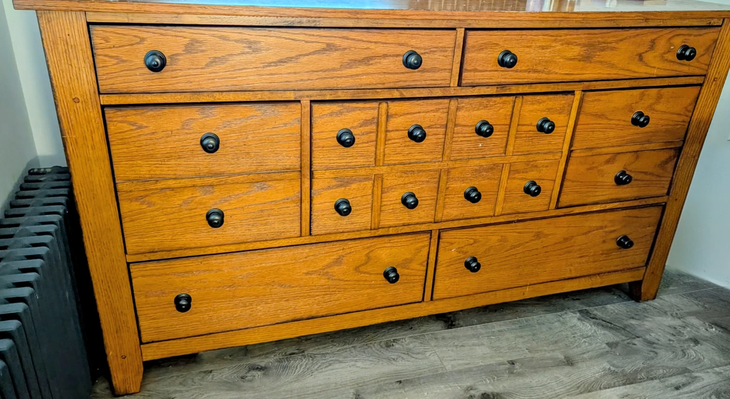 Oak Dresser with  Drawers