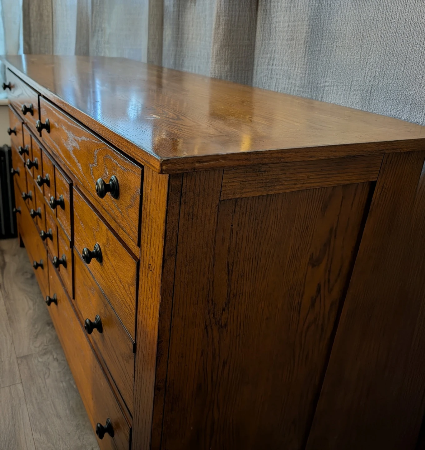 Oak Dresser with  Drawers - photo 2