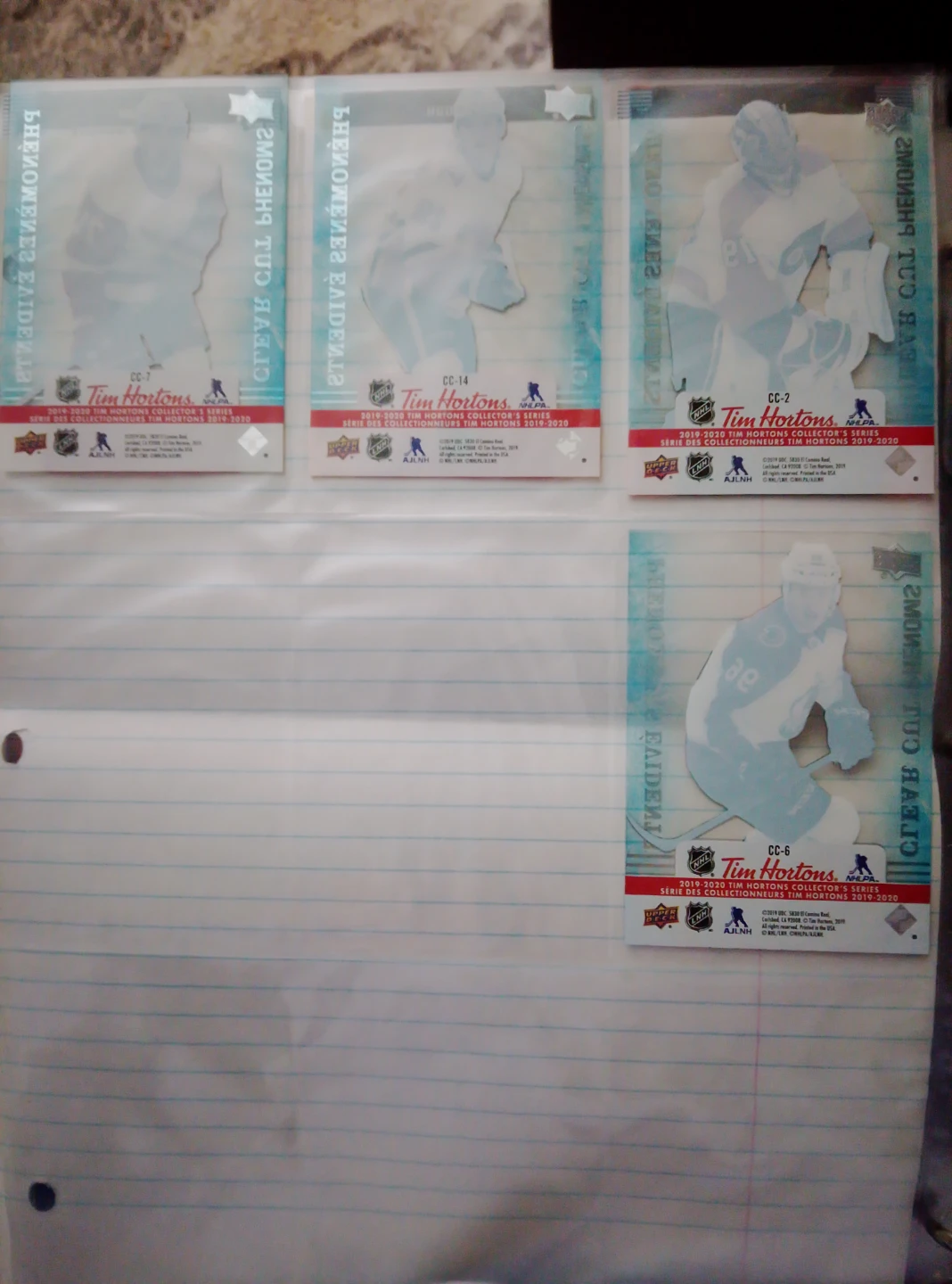Clear-cut Hockey Cards - Upper Deck & Tim Hortons - photo 2