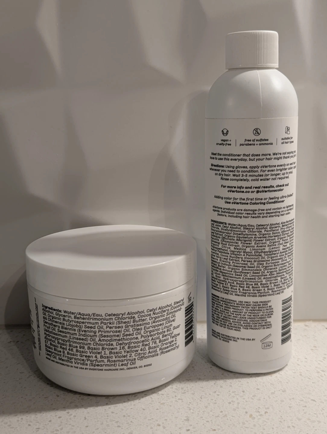 Overtone Vibrant Blue Hair Conditioner Set - photo 2