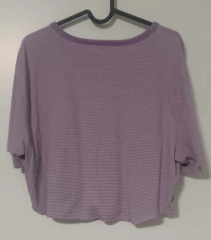 Purple Striped T-Shirt - Medium - photo 2