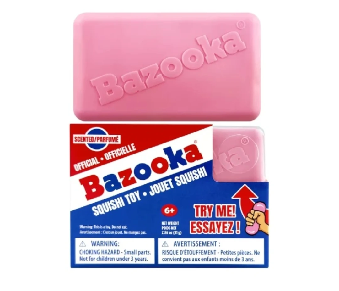Bazooka Gum Scented Squishi Toy Fidget Sensory 2 pack NEW