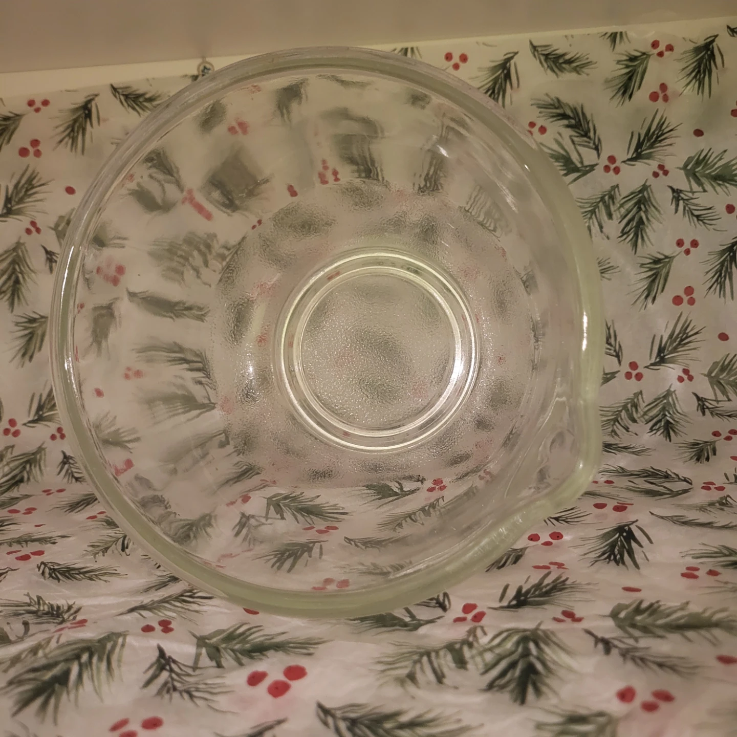 Clear Glass Mixing Bowl - photo 2