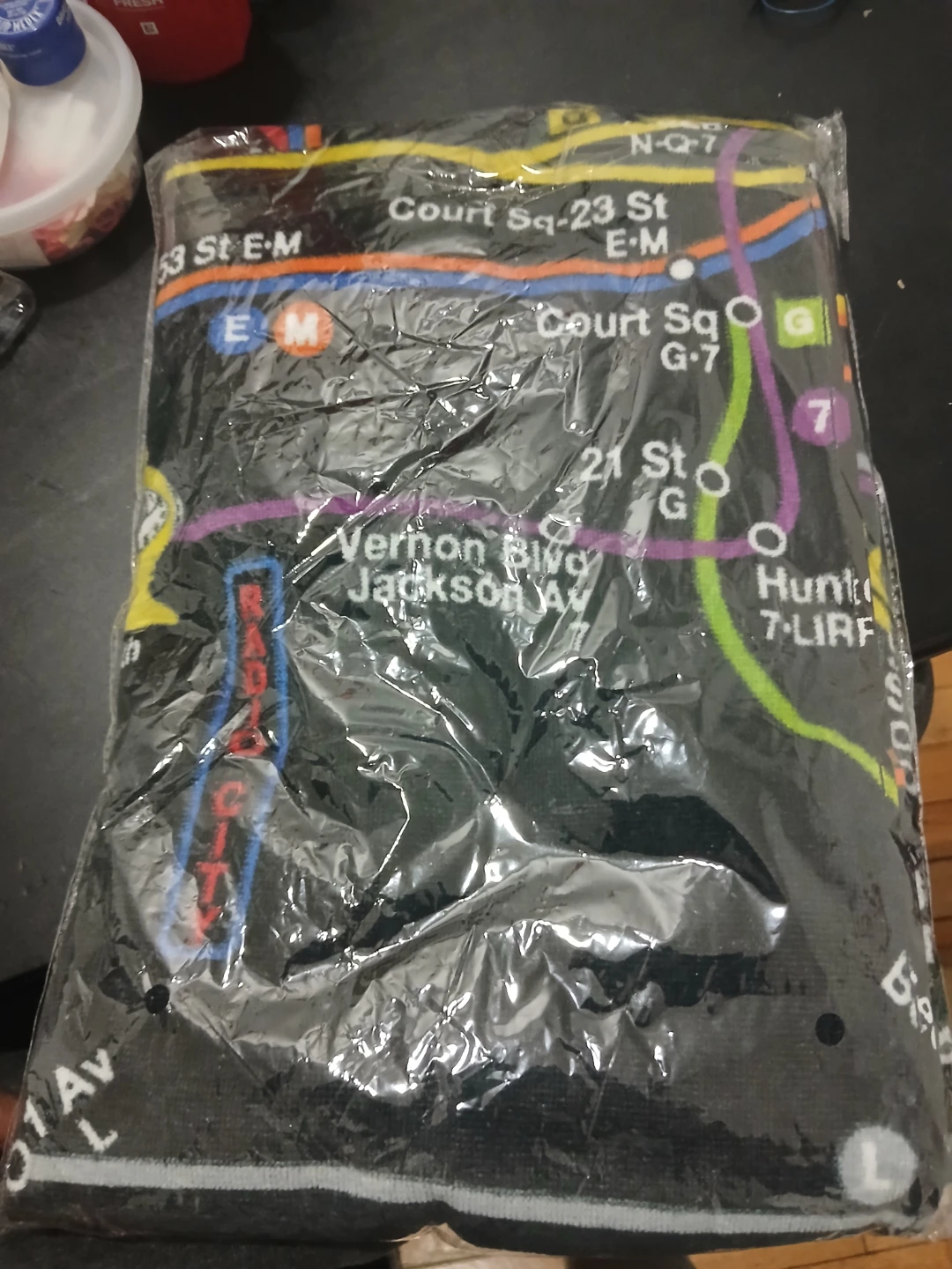 New York City Subway Map Fleece Throw Blanket - photo 2