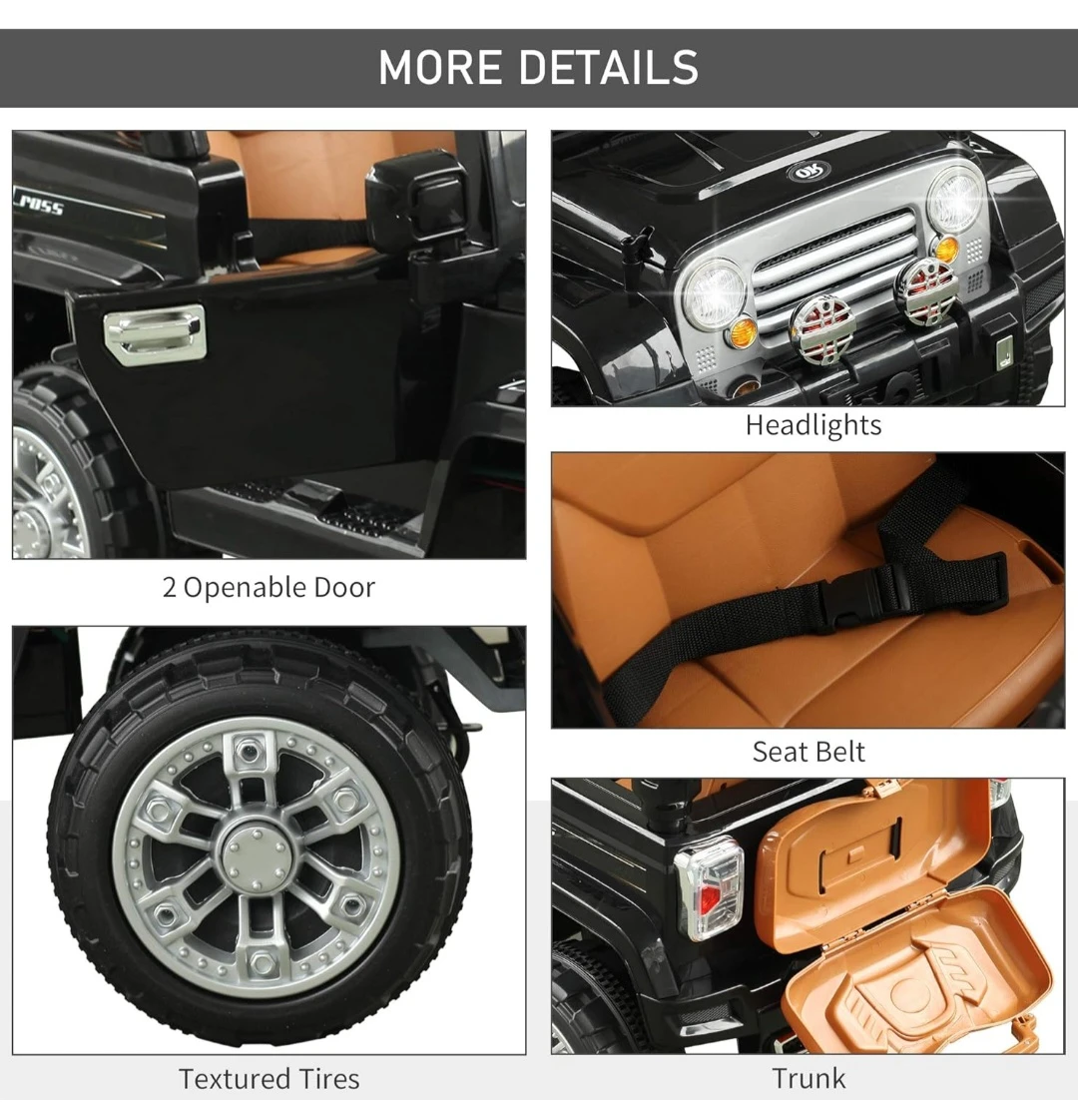 Electric Black Ride-On Car - 90$ - photo 3