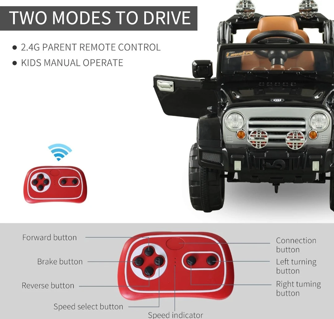 Electric Black Ride-On Car - 90$ - photo 4