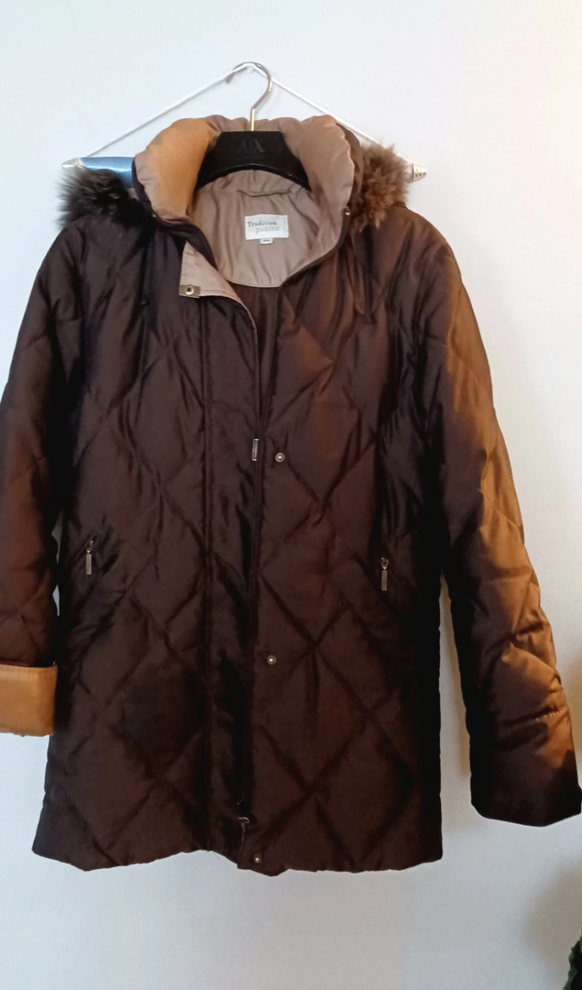 Tradition Sportswear Brown Puffer Jacket