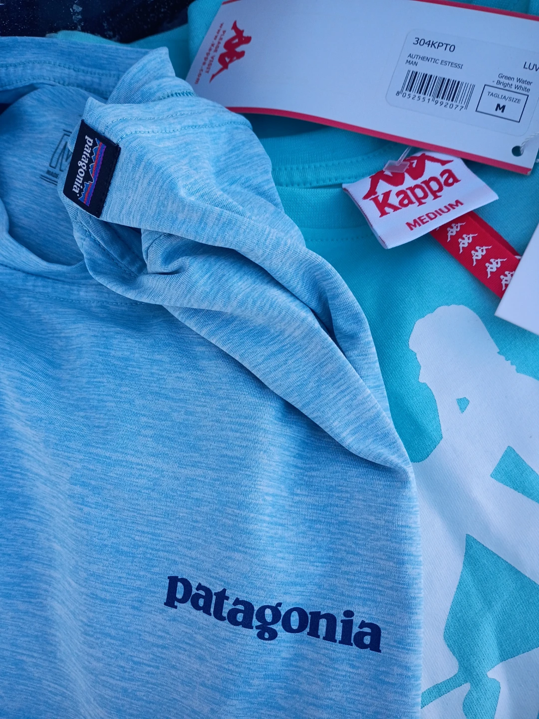 Patagonia & Kappa T-Shirts - Size Medium - photo 4