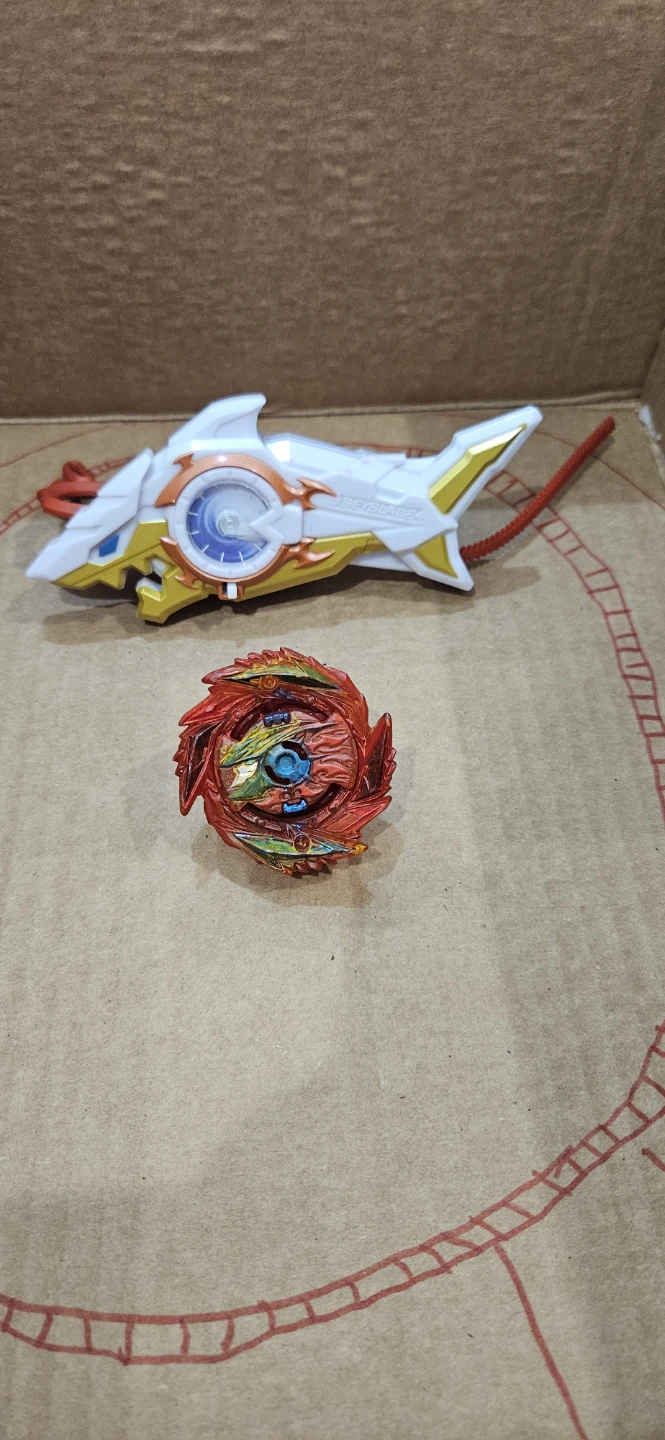Beyblade Burst Dynamite Battle with a cool shark launcher